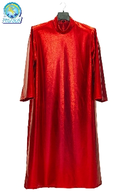 TUNICA METALLIZZATA ROSSO